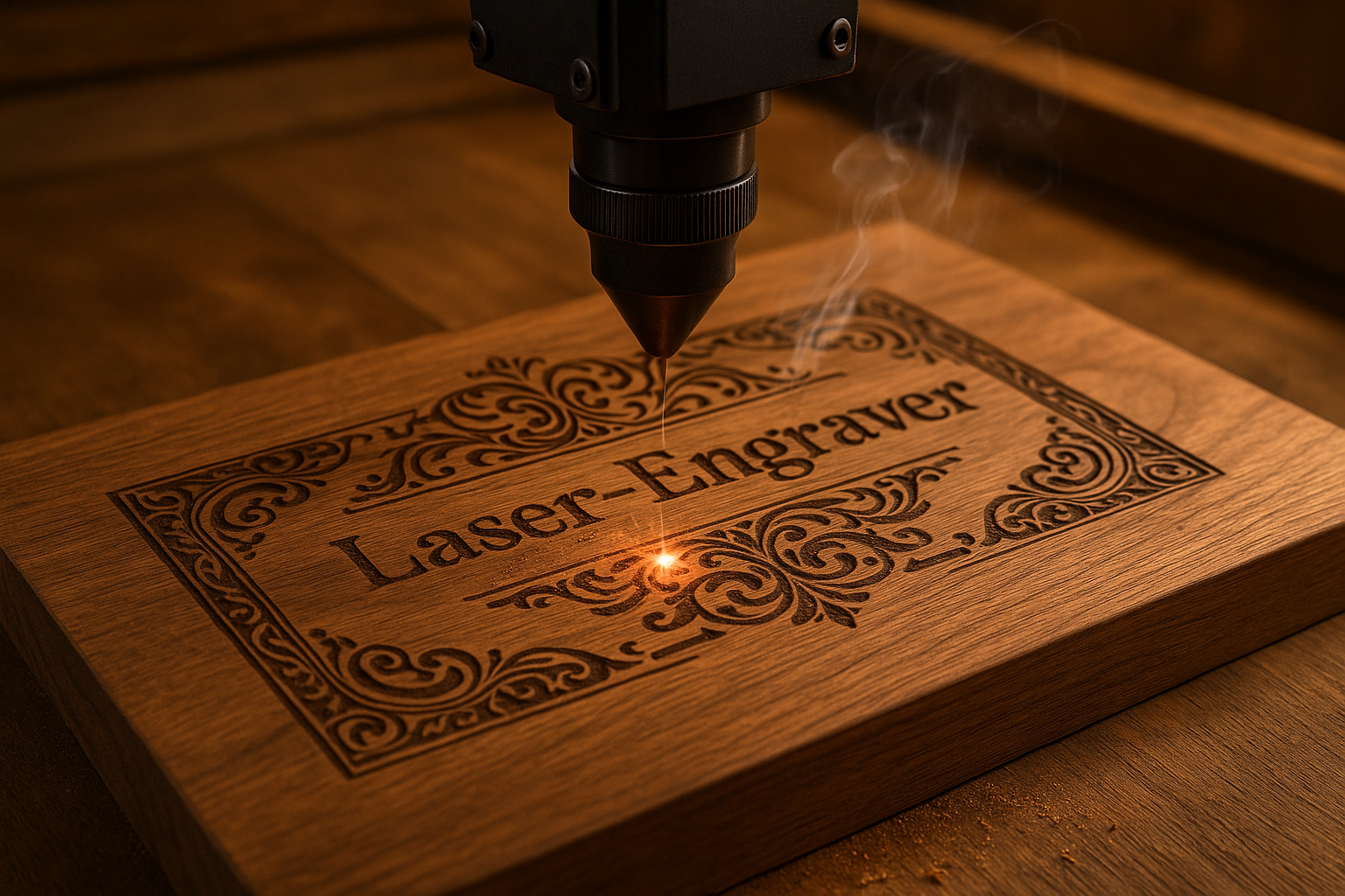 Wood Laser engraving
